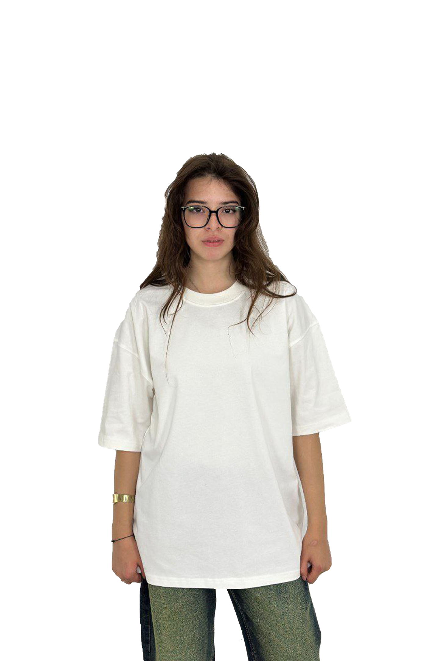 White Oversized Tee