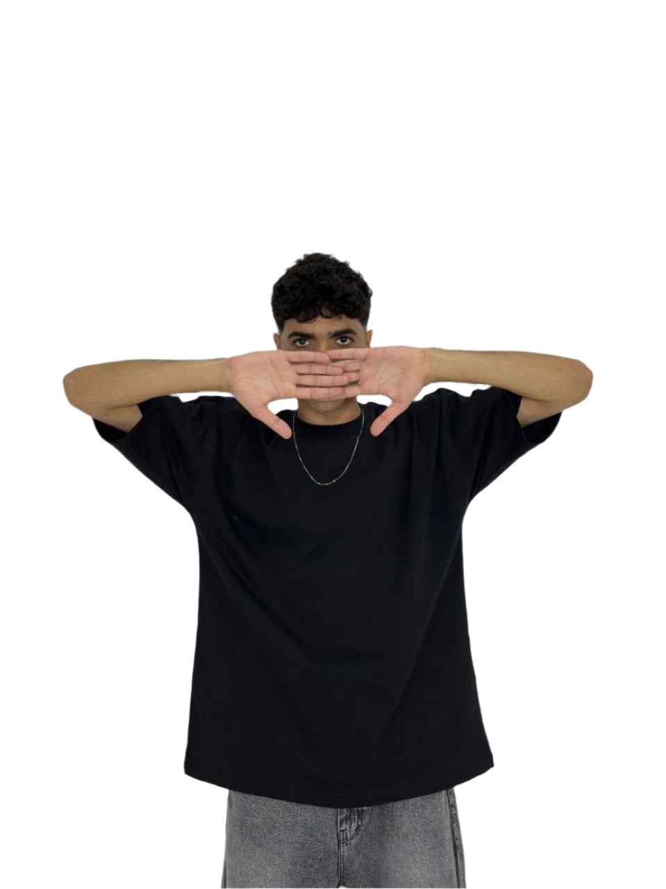 Black Oversized Tee